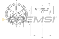 BREMSI - FILTRO Comb. KL313