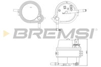 BREMSI - FILTRO Comb. KL779