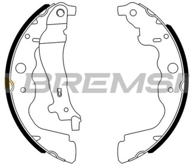 BREMSI - MAXILAS Travao GS8780