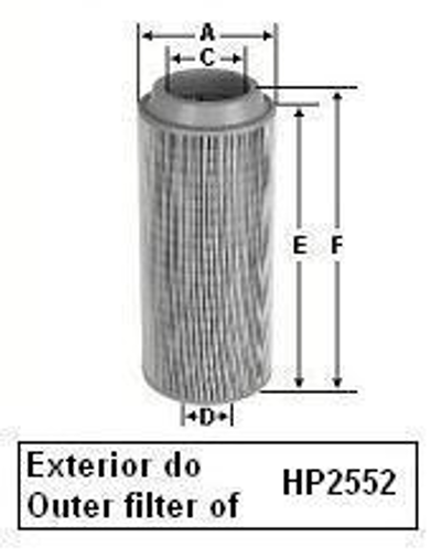 MIKFIL - FILTRO Ar Ext. ( LX3008