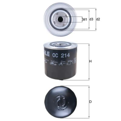 MAHLE - FILTRO Oleo