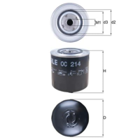MAHLE - FILTRO Oleo