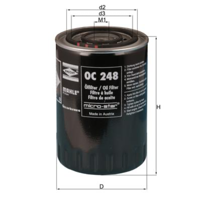 MAHLE - FILTRO Oleo