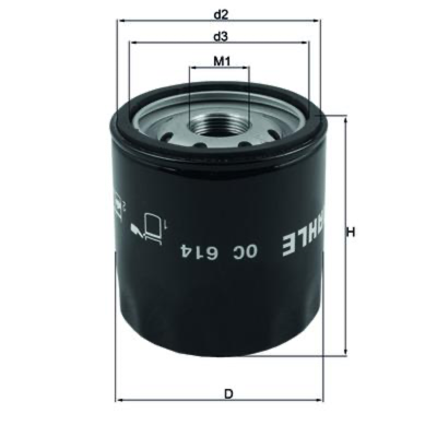 MAHLE - FILTRO Oleo