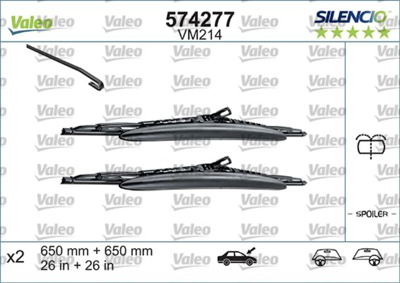 VALEO - ESCOVA Limpa Vidros Jg. (