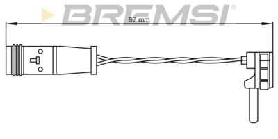 BREMSI - AVISADOR Travao 39590