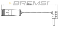 BREMSI - AVISADOR Travao 39590