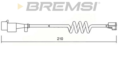 BREMSI - AVISADOR Travao 39601