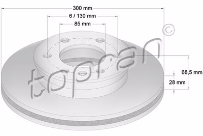 TOP - DISCO Travao DF4822s
