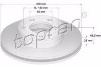 TOP - DISCO Travao DF4822s