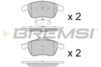 BREMSI - PASTILHAS Travao GDB1808