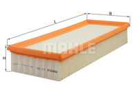 MAHLE - FILTRO Ar