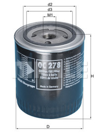 MAHLE - FILTRO Oleo