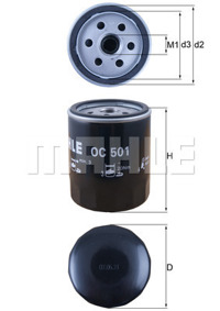MAHLE - FILTRO Oleo