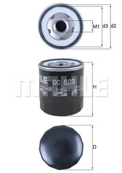 MAHLE - FILTRO Oleo