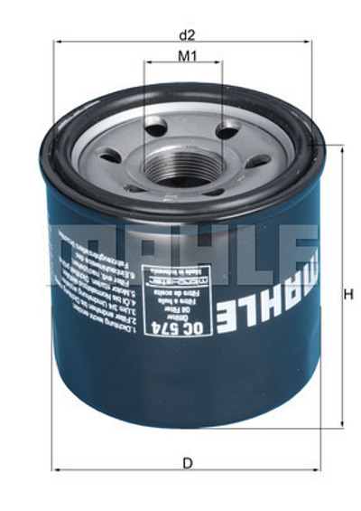MAHLE - FILTRO Oleo