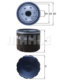 MAHLE - FILTRO Oleo