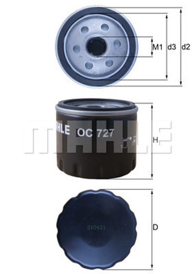 MAHLE - FILTRO Oleo
