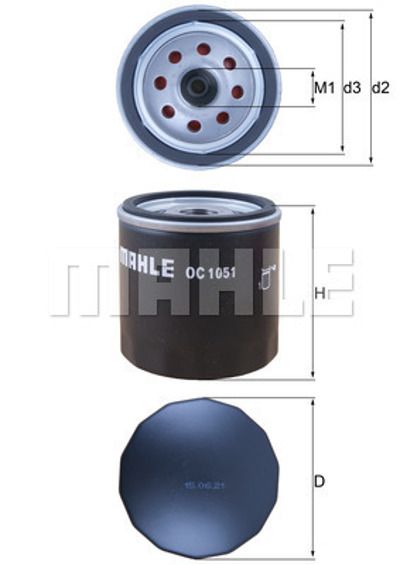 MAHLE - FILTRO Oleo