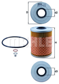 MAHLE - FILTRO Oleo