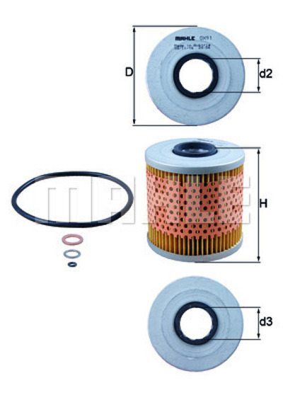 MAHLE - FILTRO Oleo