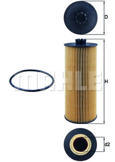 MAHLE - FILTRO Oleo