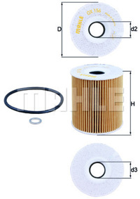 MAHLE - FILTRO Oleo