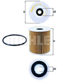 MAHLE - FILTRO Oleo