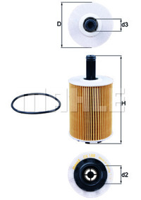 MAHLE - FILTRO Oleo