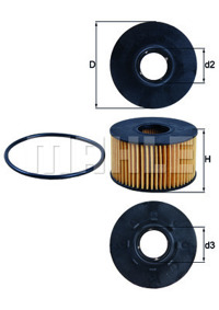 MAHLE - FILTRO Oleo