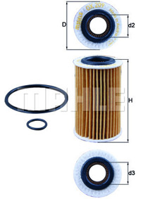 MAHLE - FILTRO Oleo