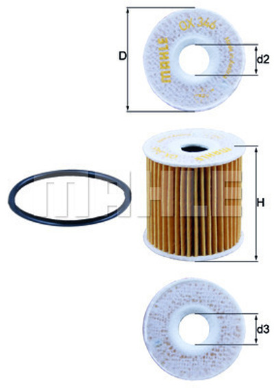 MAHLE - FILTRO Oleo