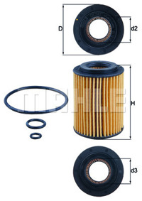 MAHLE - FILTRO Oleo
