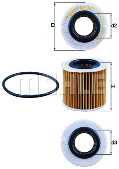 MAHLE - FILTRO Oleo