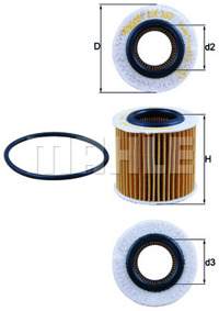 MAHLE - FILTRO Oleo