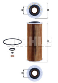 MAHLE - FILTRO Oleo