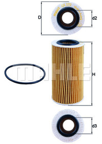 MAHLE - FILTRO Oleo
