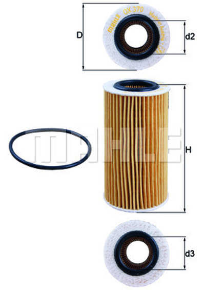MAHLE - FILTRO Oleo