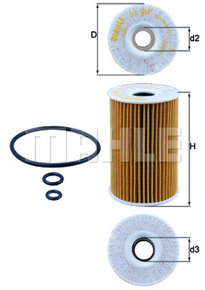 MAHLE - FILTRO Oleo