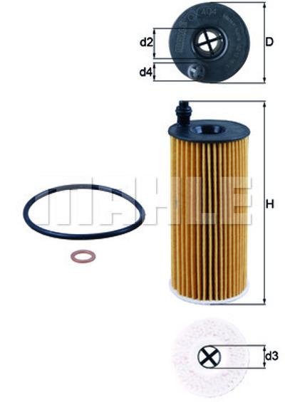 MAHLE - FILTRO Oleo