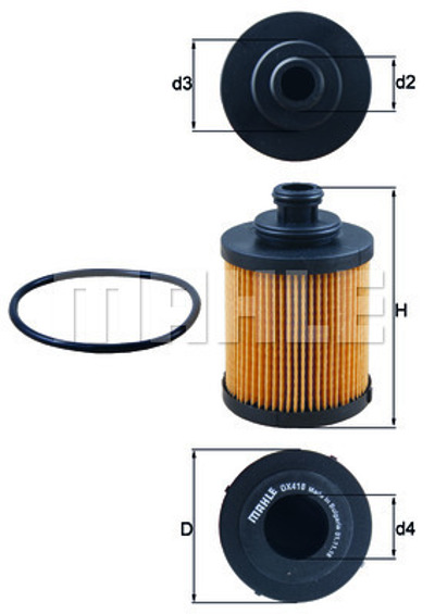 MAHLE - FILTRO Oleo