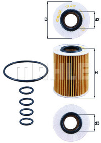 MAHLE - FILTRO Oleo