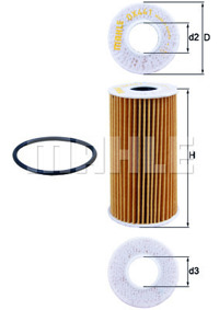 MAHLE - FILTRO Oleo