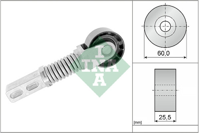 INA - ROLAMENTO Tensor ( VKM36035