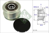 INA - ROLAMENTO Altern.
