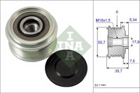 INA - ROLAMENTO Altern. VKM03824