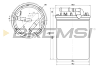 BREMSI - FILTRO Comb. KL494