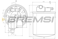 BREMSI - FILTRO Comb. KL911