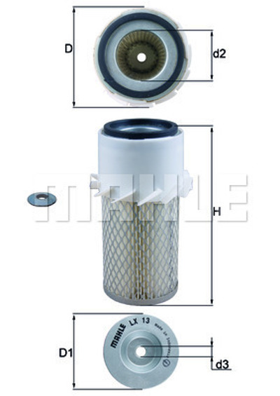 MAHLE - FILTRO Ar