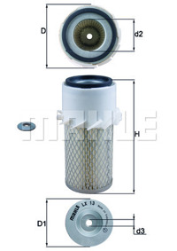 MAHLE - FILTRO Ar